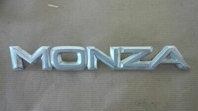 BADGE EMBLEM "MONZA" Tailgate Opel Monza CHROME #1