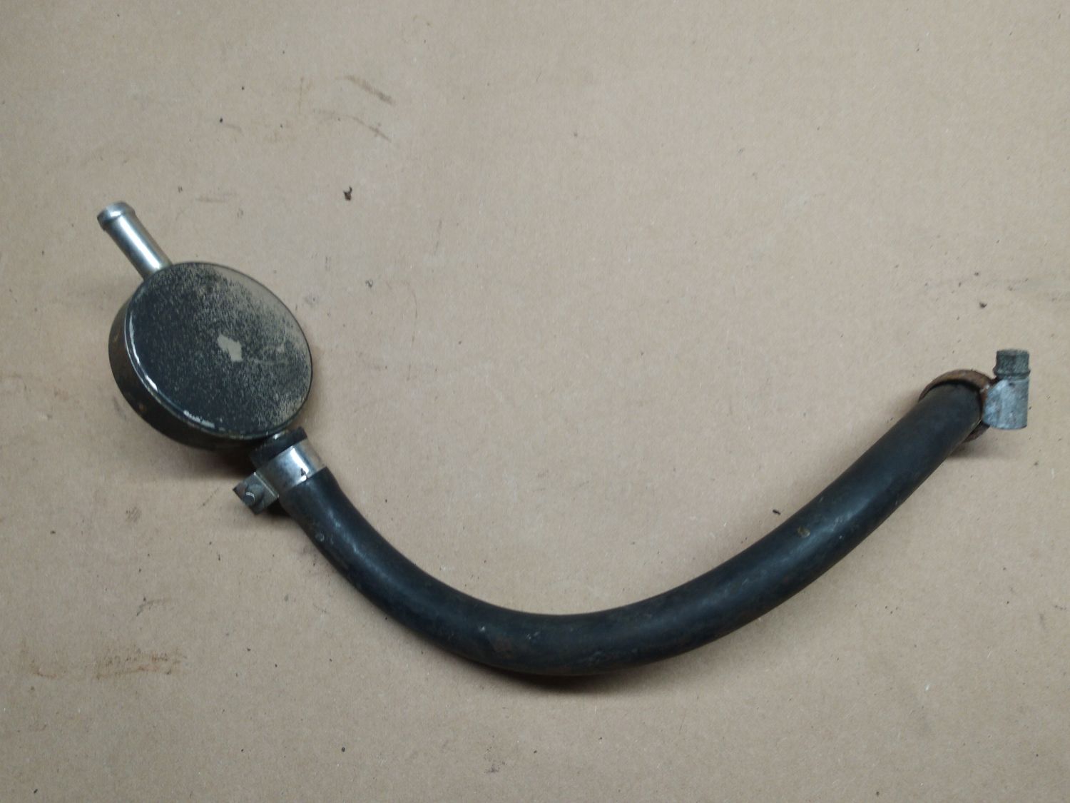 Fuel reservoir in supply feed to injection Rail 