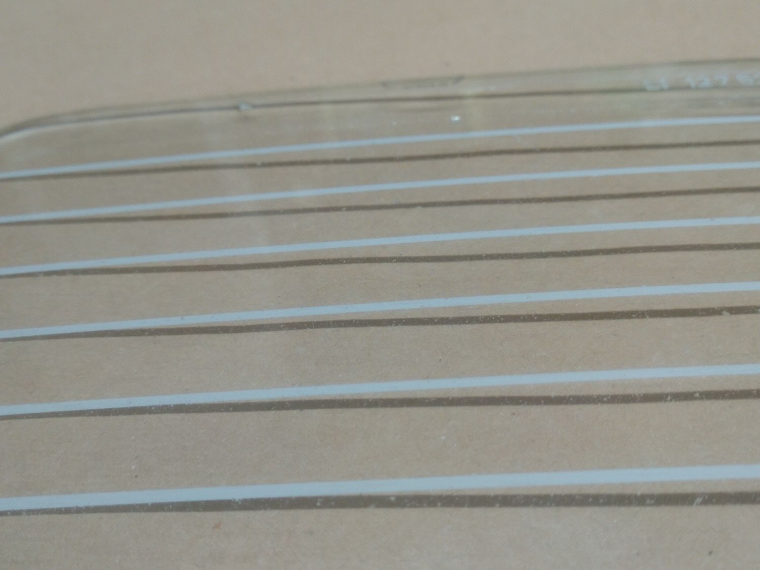 FOGLAMP GLASS COVER Opel Monza Senator A front bumper Left 127527