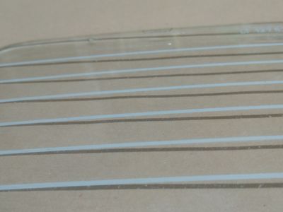 FOGLAMP GLASS COVER Opel Monza Senator A front bumper Left 127527