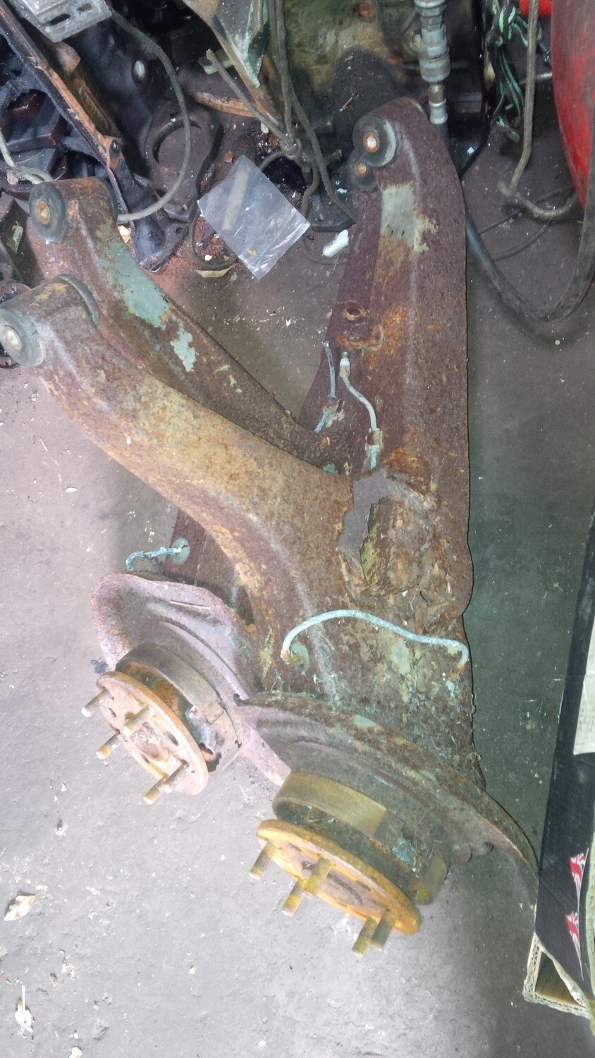 FAQ Monza, Senator A and Royale rear suspension trailing arms rebuild