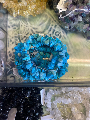 Blue Howlite chipped Bracelet