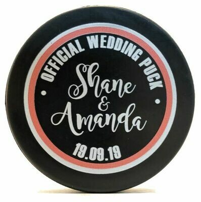 Custom Printed Hockey Pucks - Printed two sides - As Low As $4.89