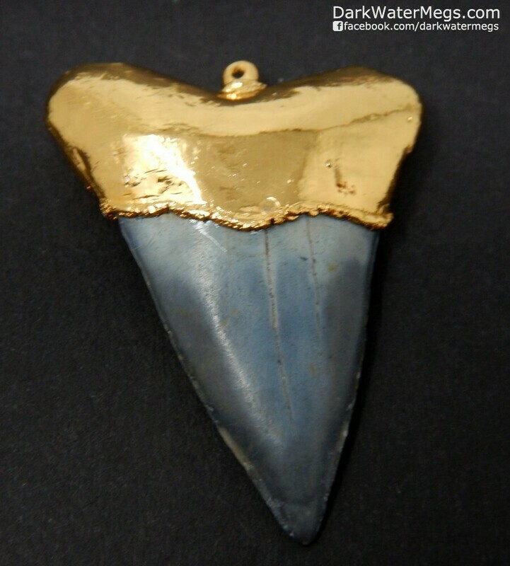 1.84&quot; Gold Dipped Mako Necklace