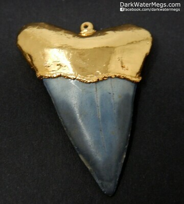 1.84" Gold Dipped Mako Necklace