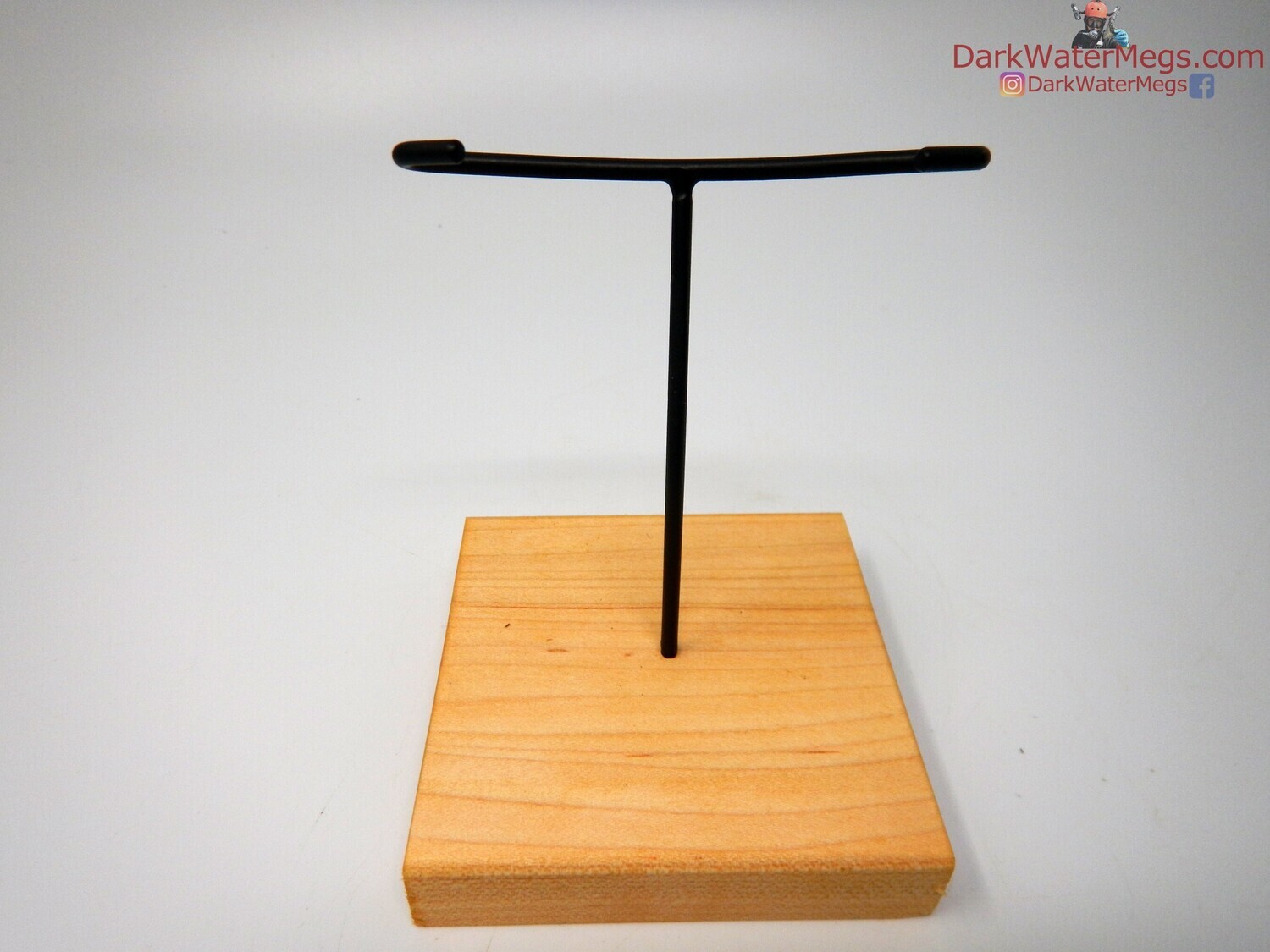 XL / L / M  Specialty Wood stand with metal upright -9