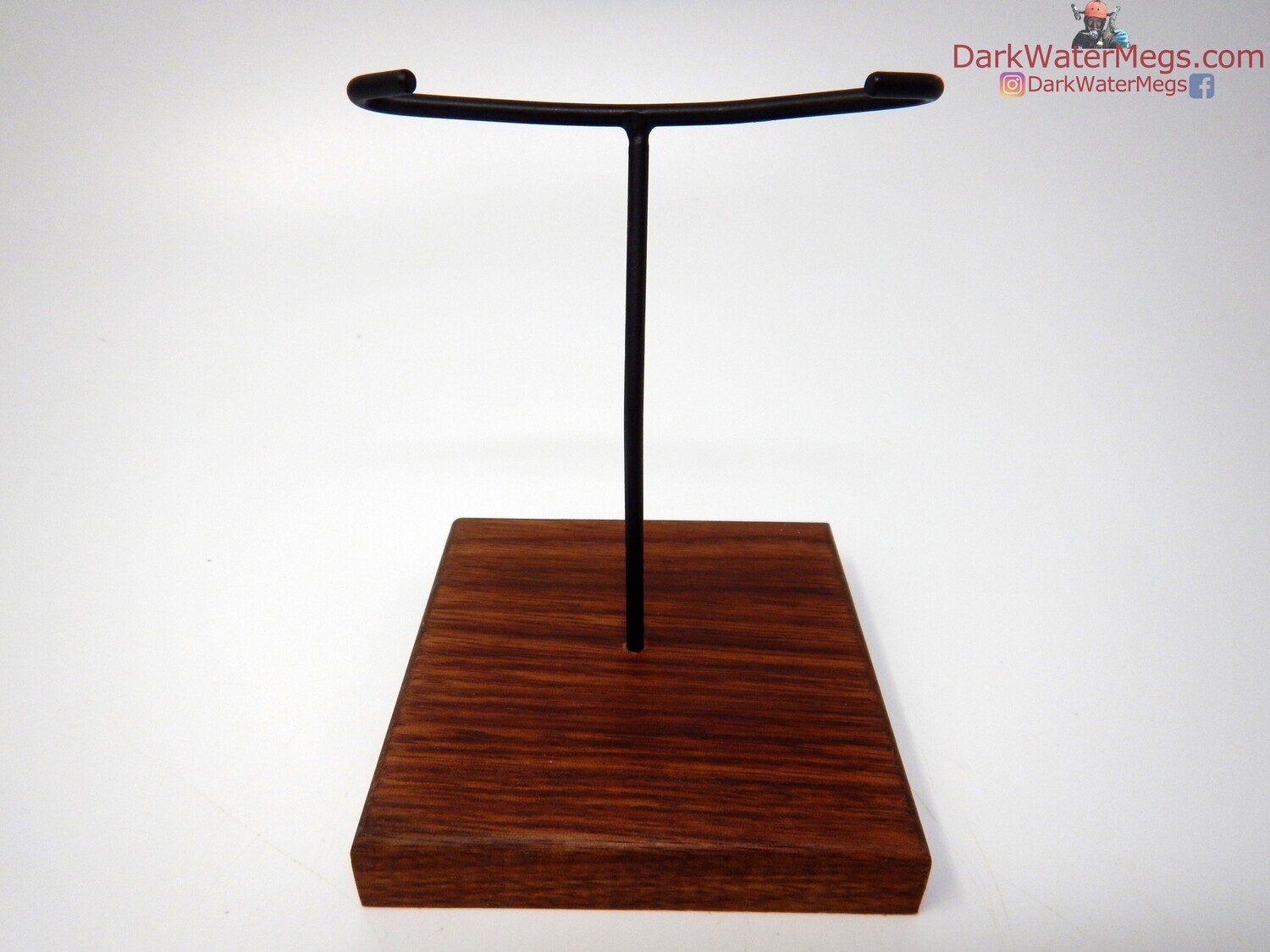 XL / L / M  Specialty Wood stand with metal upright -2