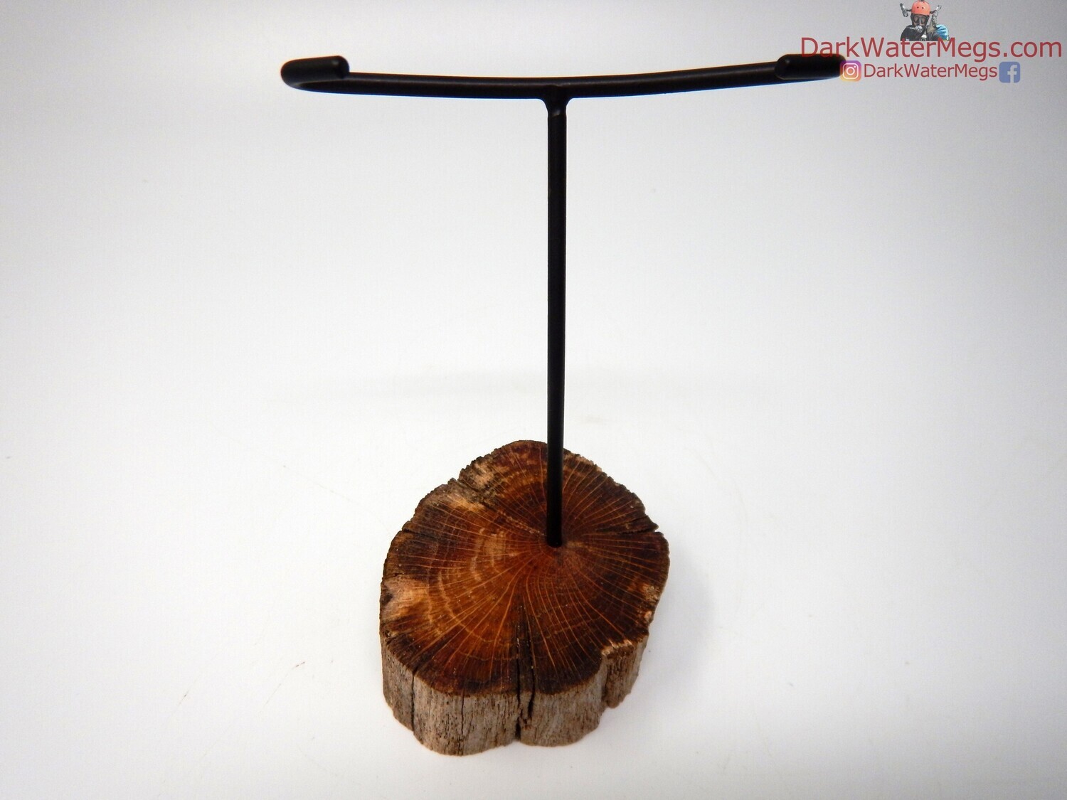 L / M  Specialty Wood stand with metal upright -15