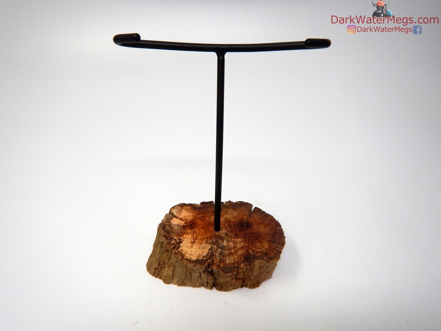 L / M  Specialty Wood stand with metal upright -16
