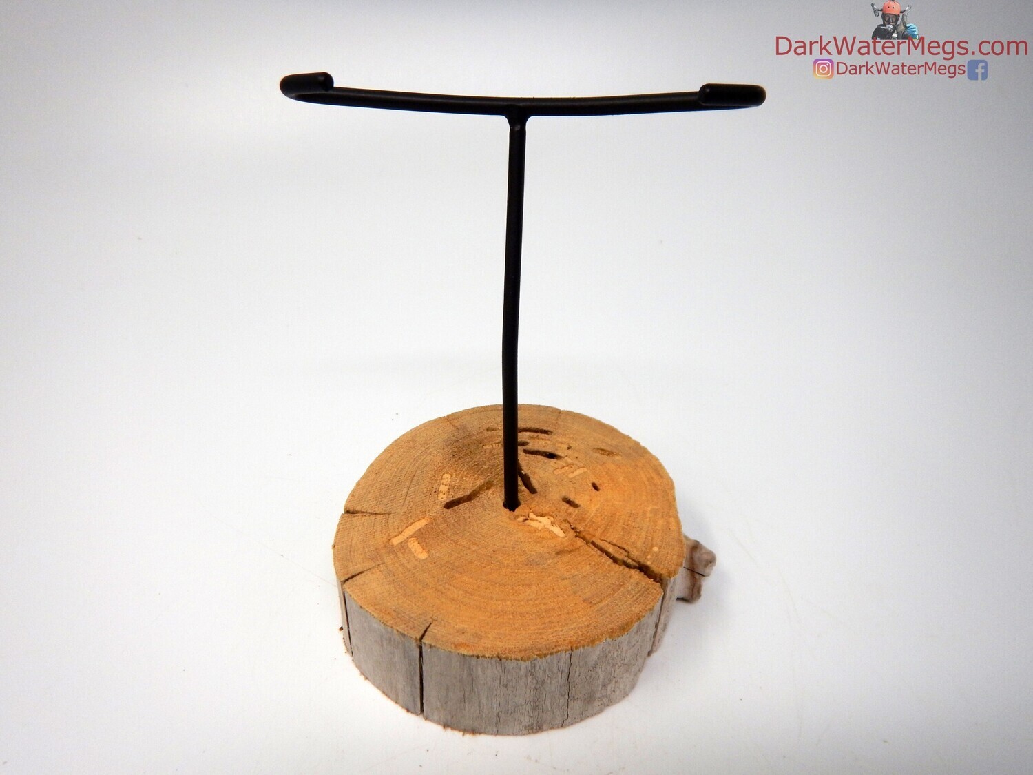 XL / L / M  Specialty Wood stand with metal upright -19