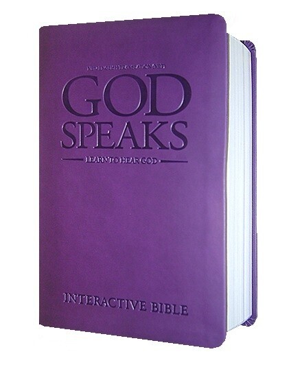 God Speaks - Imitation Leather Purple