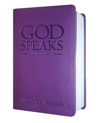God Speaks - Imitation Leather Purple