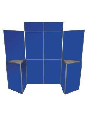10 Panel Folding Kit with 2 x Headers & 2 Triangular Table Tops