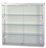 Wall-Mounted Glass Cabinet Showcases