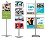 ASPECT - Pole and Base Modular Poster and Literature Units