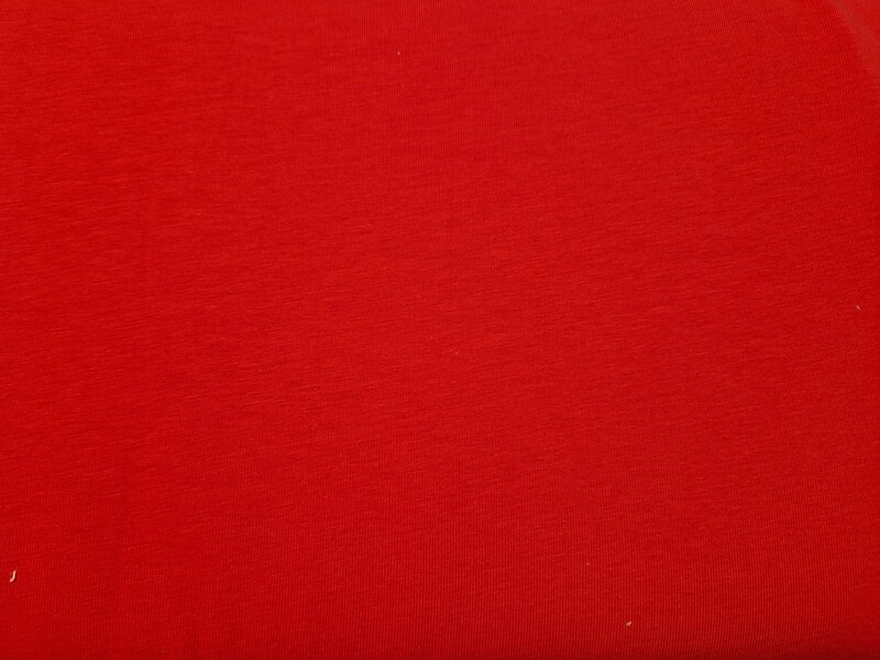 Jersey uni rot 180cm breit