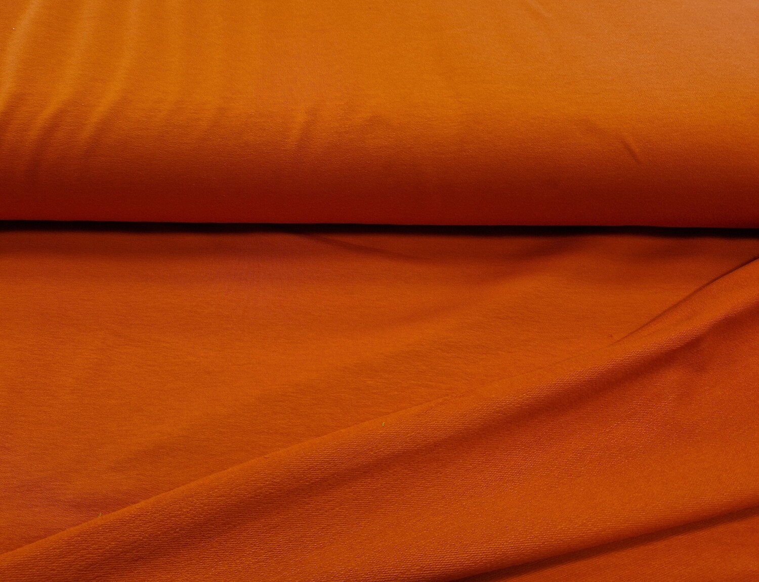Sommersweat angeraut uni Cinnamon 50cm x 180cm breit