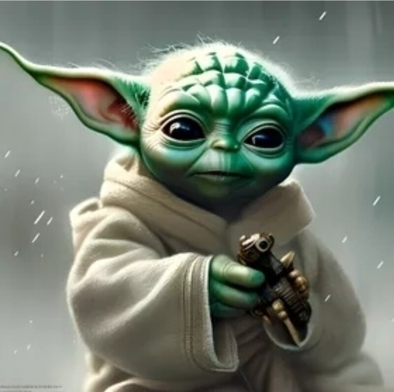 Sommersweat Yoda Panele Lieferung Oktober 