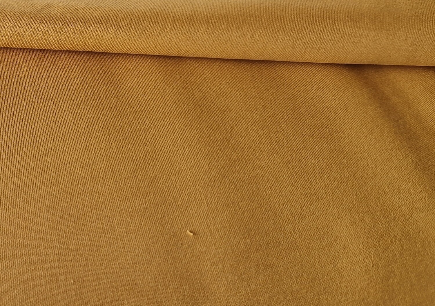 Sommersweat angeraut uni senfgelb 50cm x 180cm breit