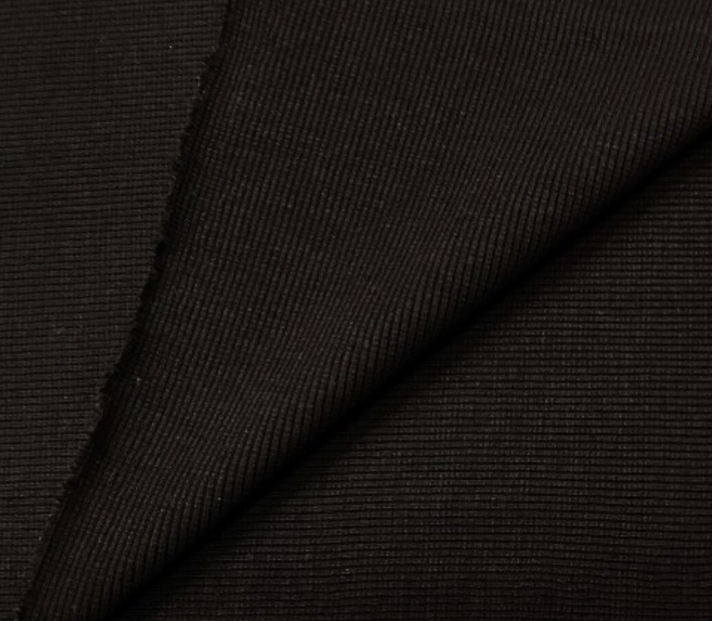 Bündchen schwarz 10cm x 160cm breit