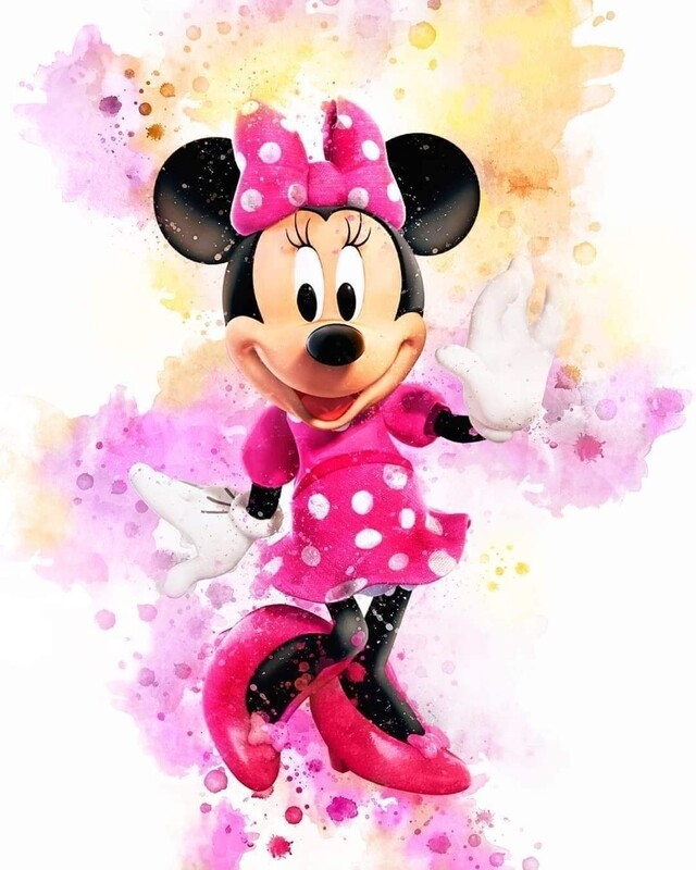 Sommersweat Minnie Panele Lieferung Oktober 