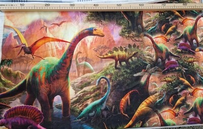 Sommersweat Dino Panele 60x180cm