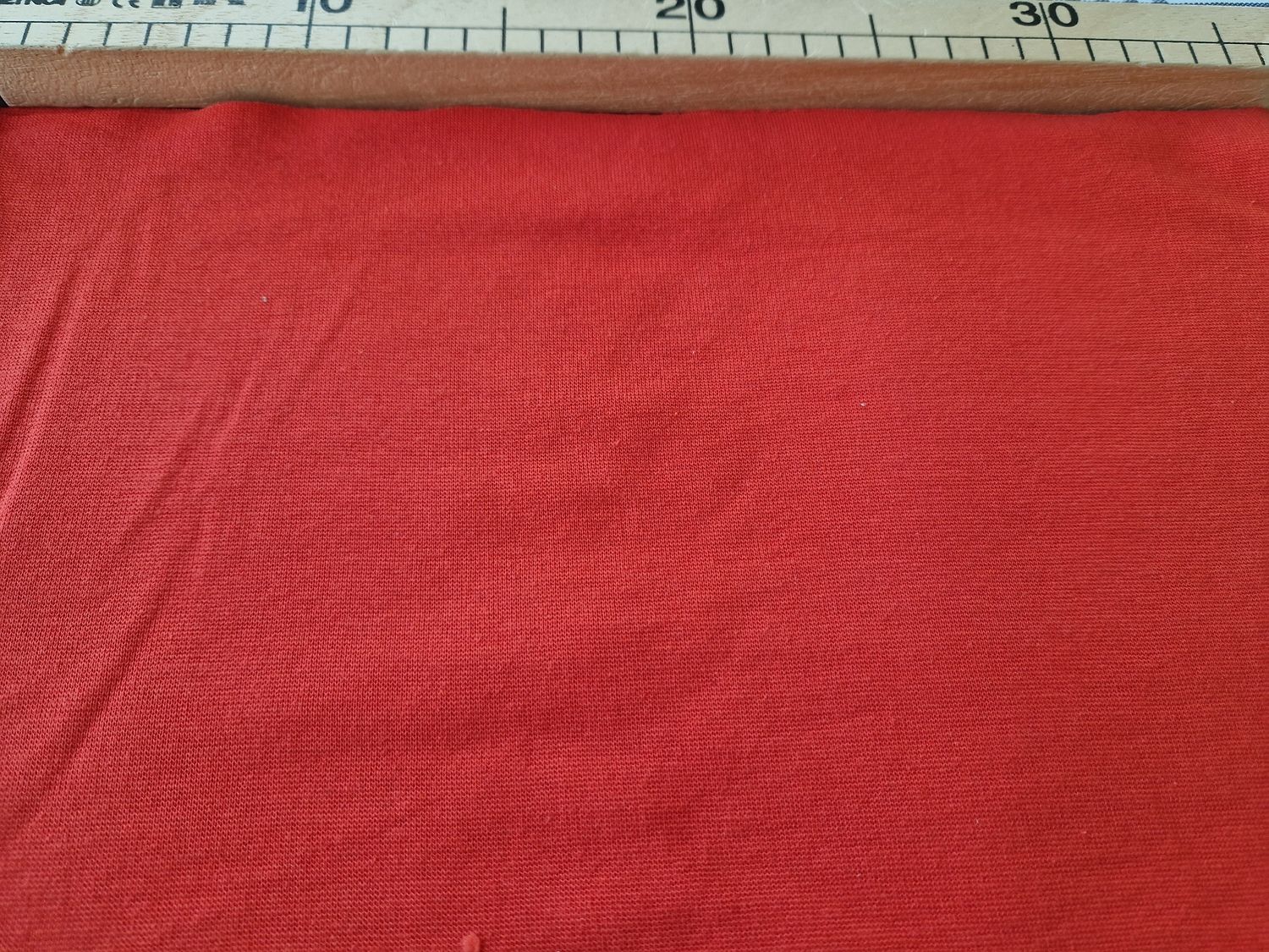 Bündchen rot 25cm x 70cm breit