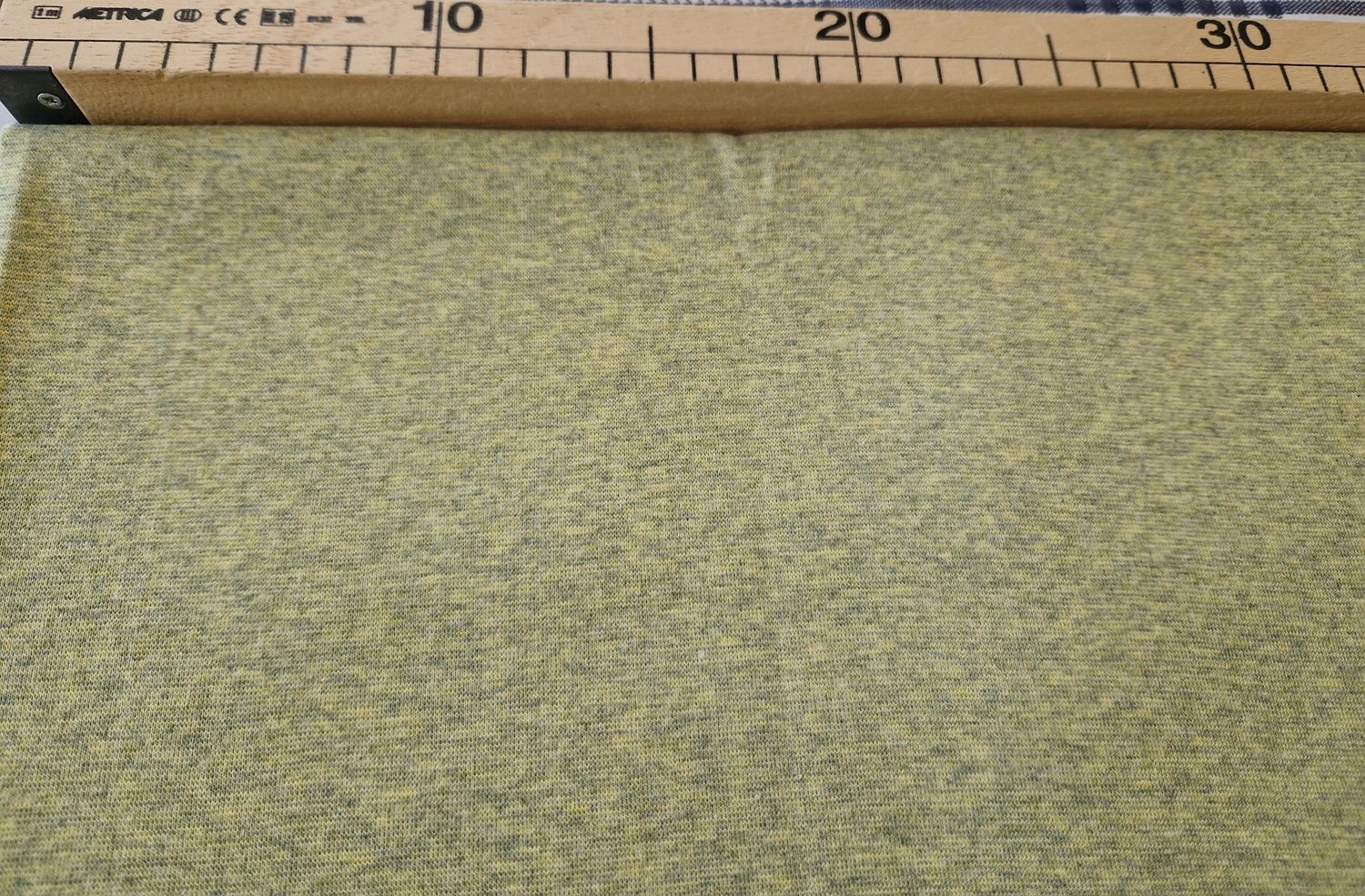 Bündchen grün gelb meliert 25cm x 70cm breit