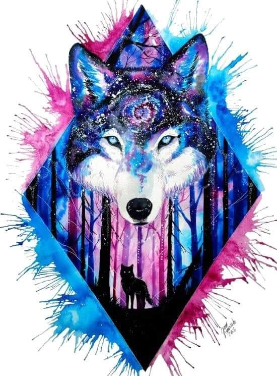 Sommersweat Wolf Panele Lieferung Oktober 