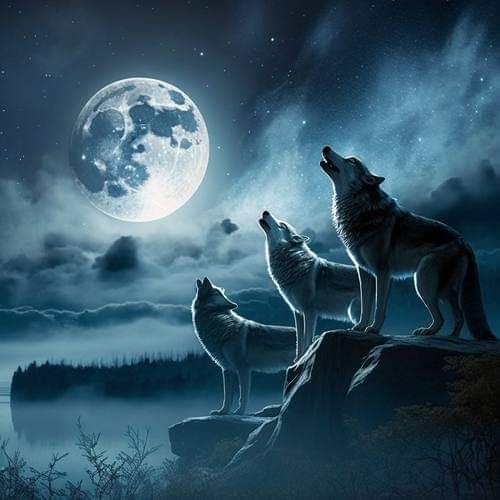 Sommersweat Wolf Panele Lieferung Oktober 
