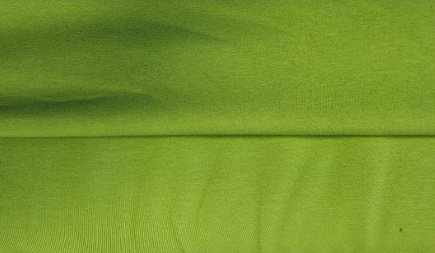 Sommersweat angeraut grün uni 50cm x 180cm breit 