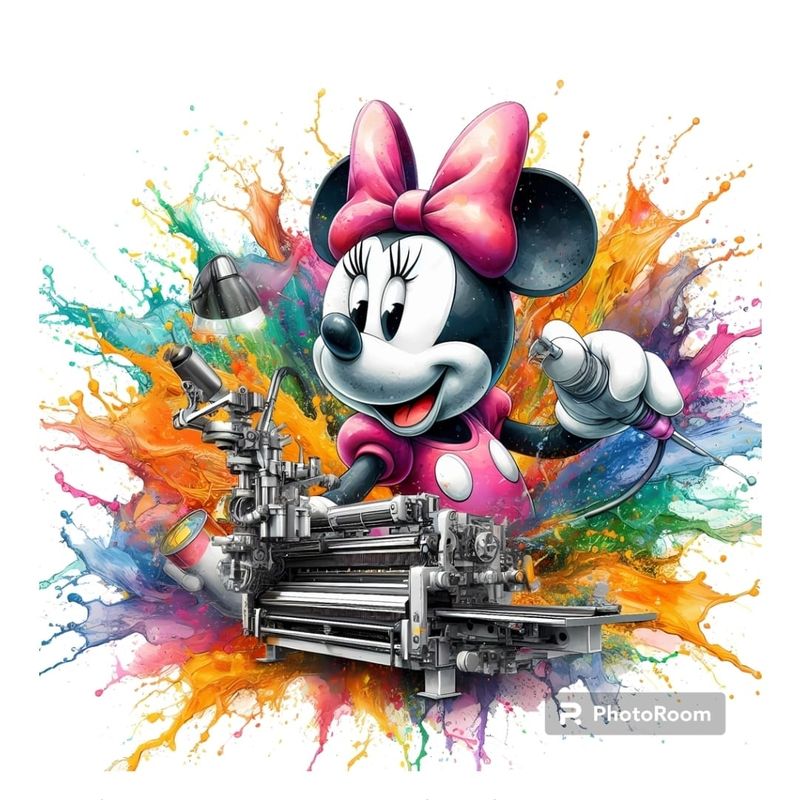 Sommersweat Panele Minnie Maus Lieferung Oktober 