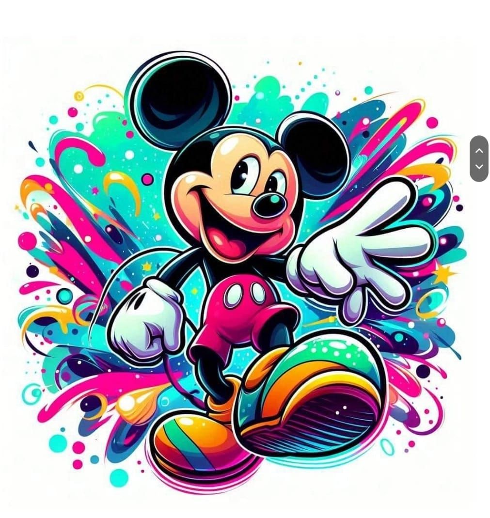 Sommersweat Panele Micky Maus Lieferung Oktober 