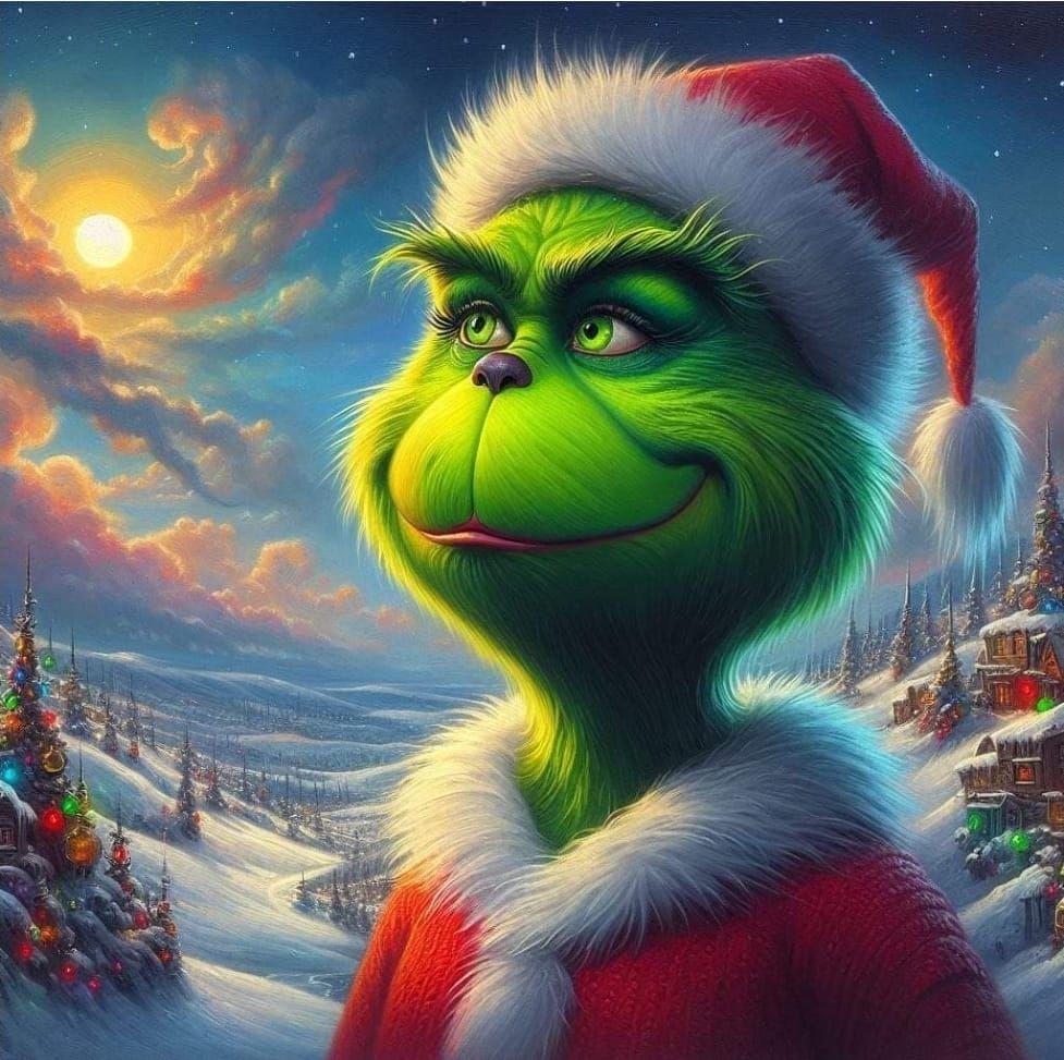 Sommersweat Panele Grinch Lieferung Oktober 