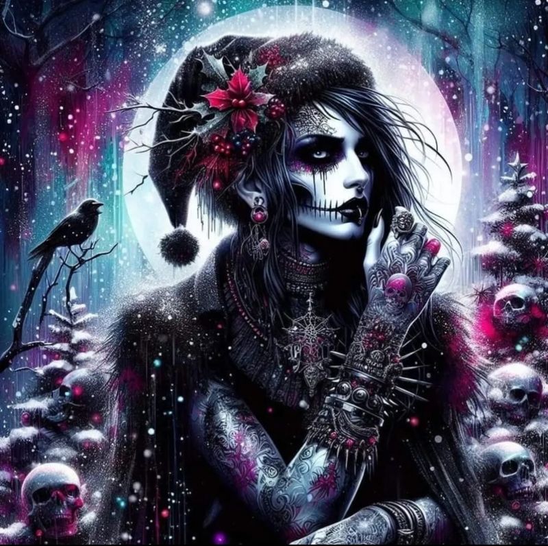 Sommersweat Panele Skulls Totenkopf 60x60cm 