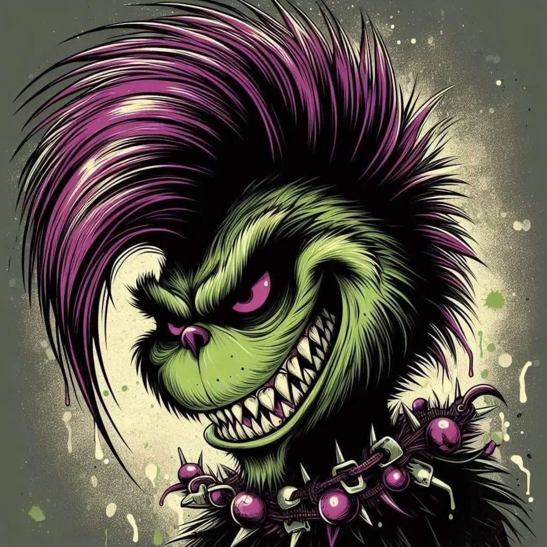 Sommersweat Grinch Panele 60x80cm