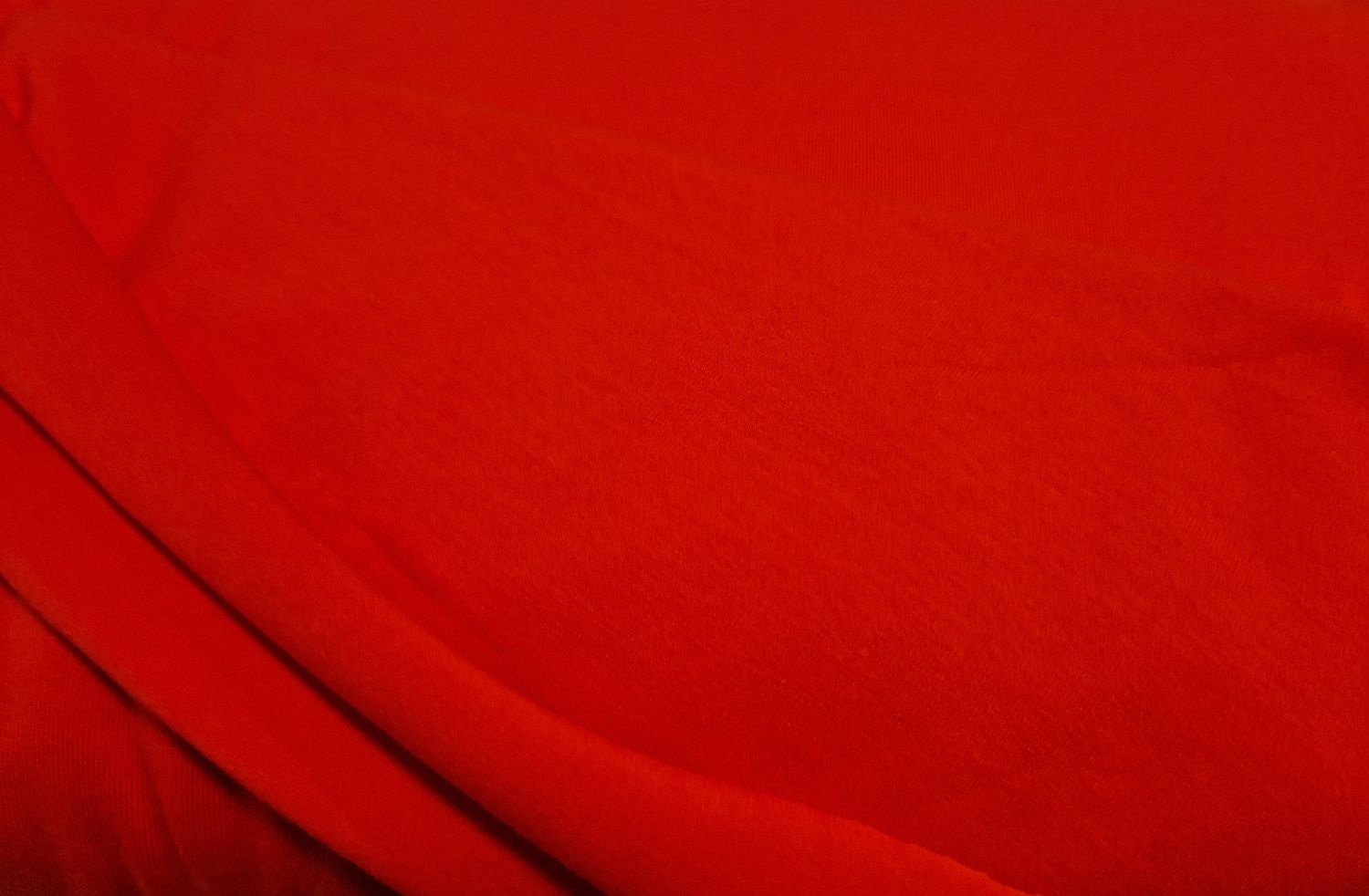 Sommersweat angeraut rot uni 50cm x 180cm breit 