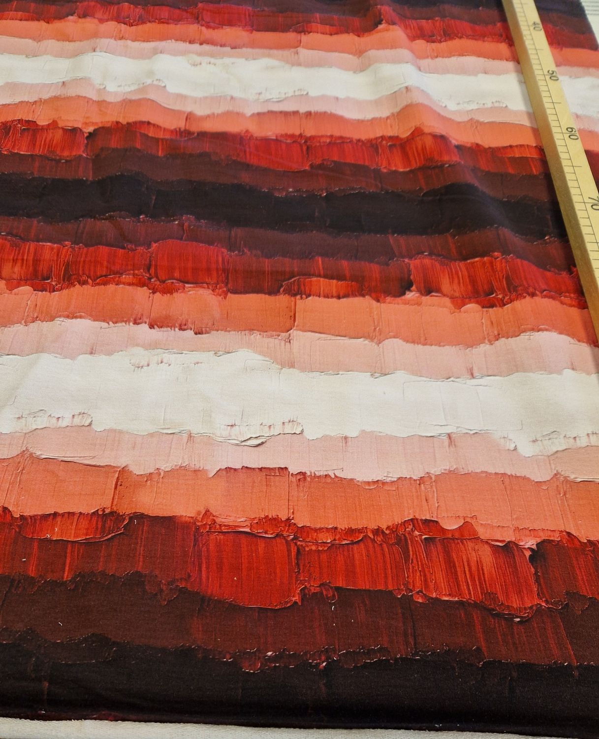 Sommersweat Streifen 50cm x 180cm breit