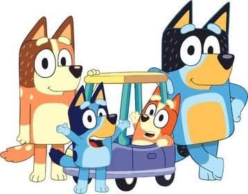 Sommersweat Bluey Panele Lieferung Oktober 