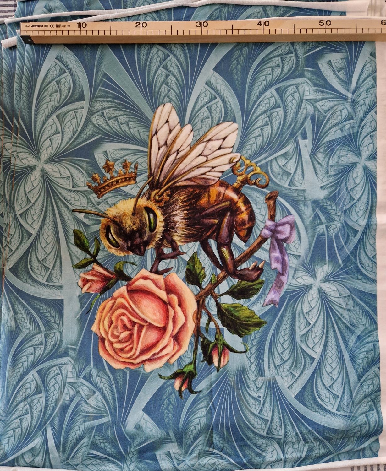 Sommersweat Biene Panele 60x75cm 