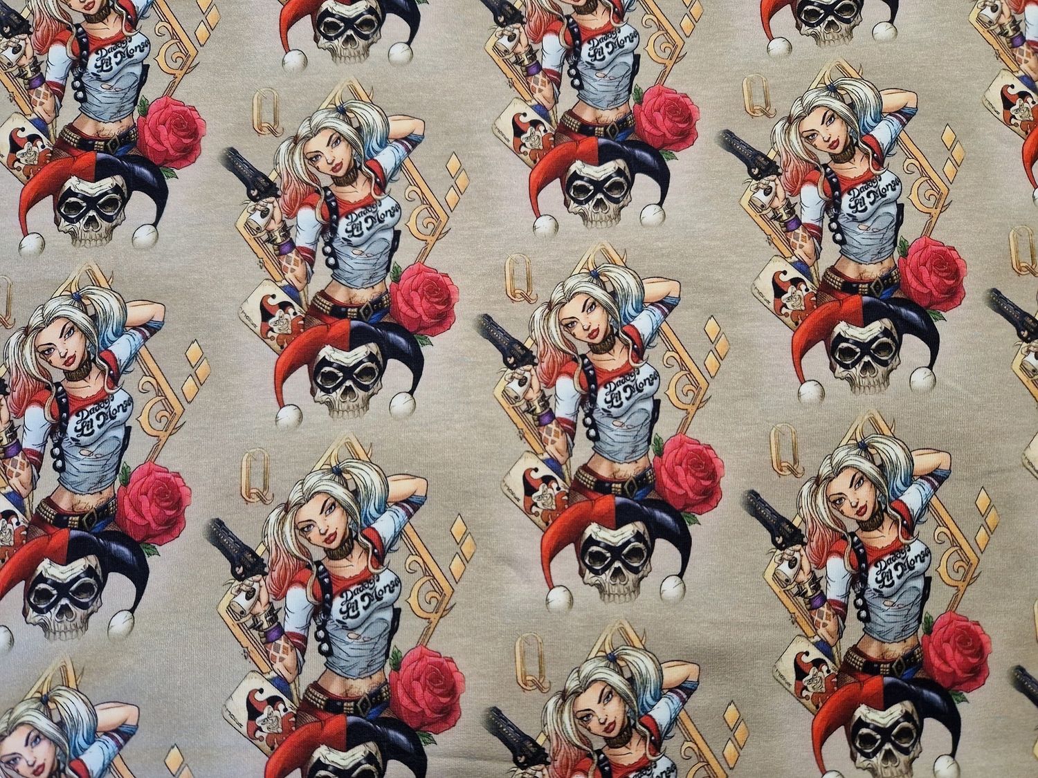 Jersey Harlekin 50cm x 180cm breit 