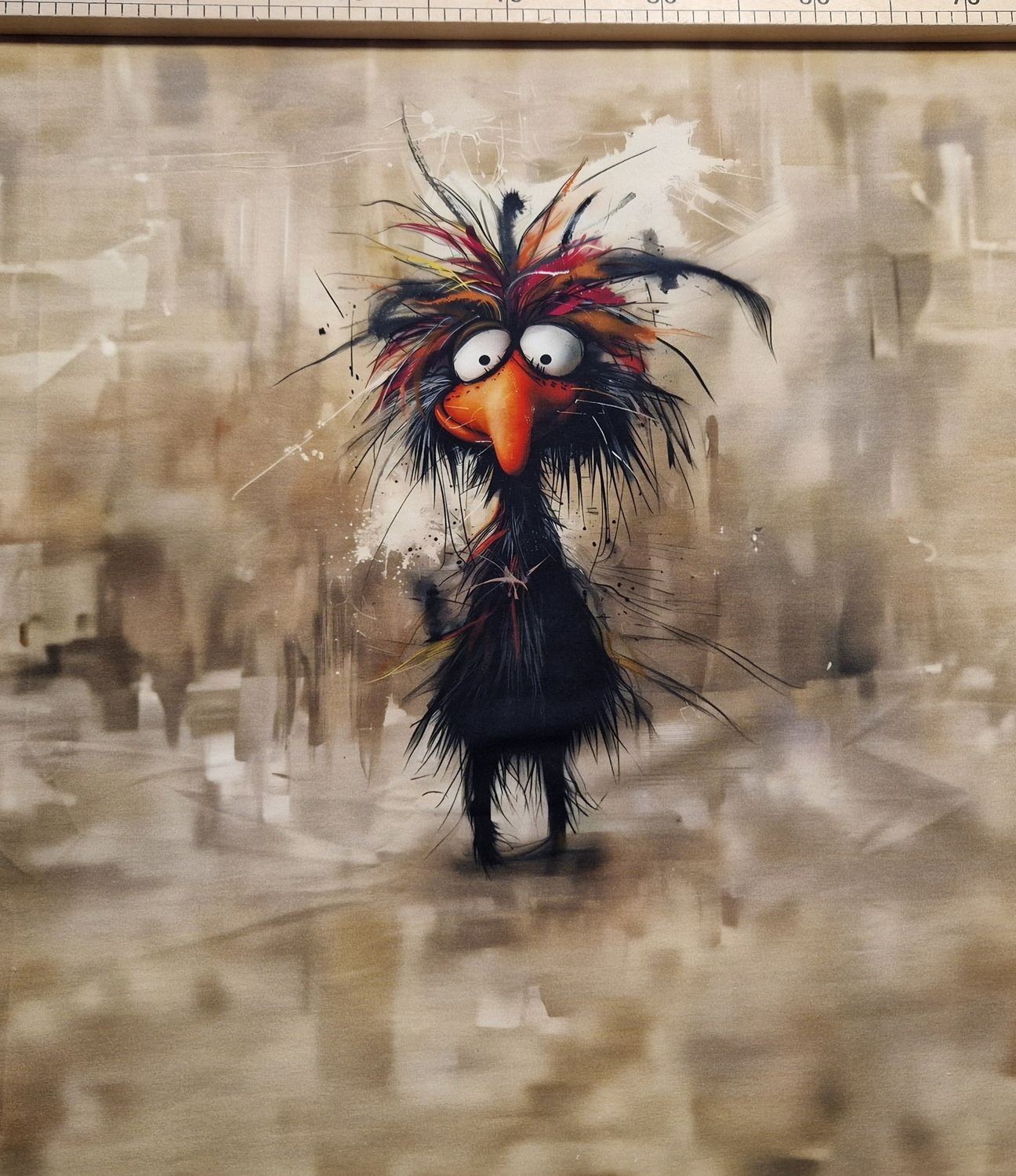 Sommersweat Vogel Panele 80x180cm 