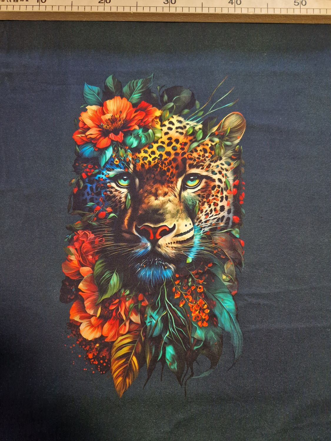Sommersweat Leopard Panele 80x180cm
