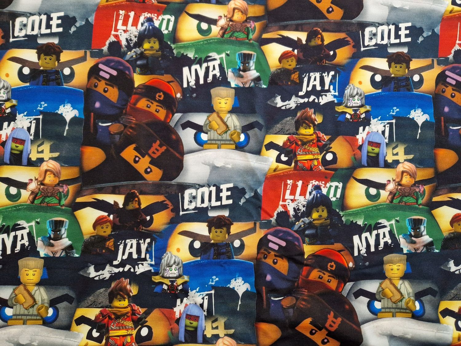 Sommersweat Ninjago 50cm x 180cm breit