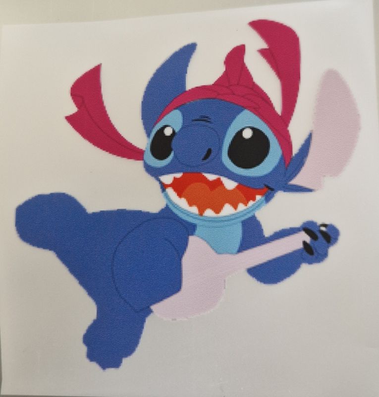 Bügelbild Stitch ca 9x9cm 