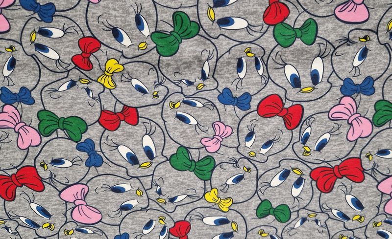 Jersey Loonley Tunes 50cm x 180cm Jersey Loonley Tunes 50cm x 180cm