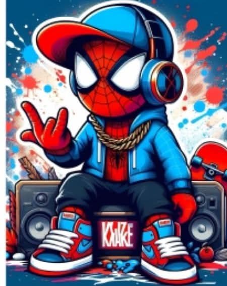 Sommersweat Spidey Panele 52x42cm breit Lieferung Ende Mai Sommersweat Spidey Panele 52x42cm breit Lieferung Ende Mai