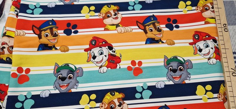 Sommersweat Paw Patrol 50cm x 180cm breit 