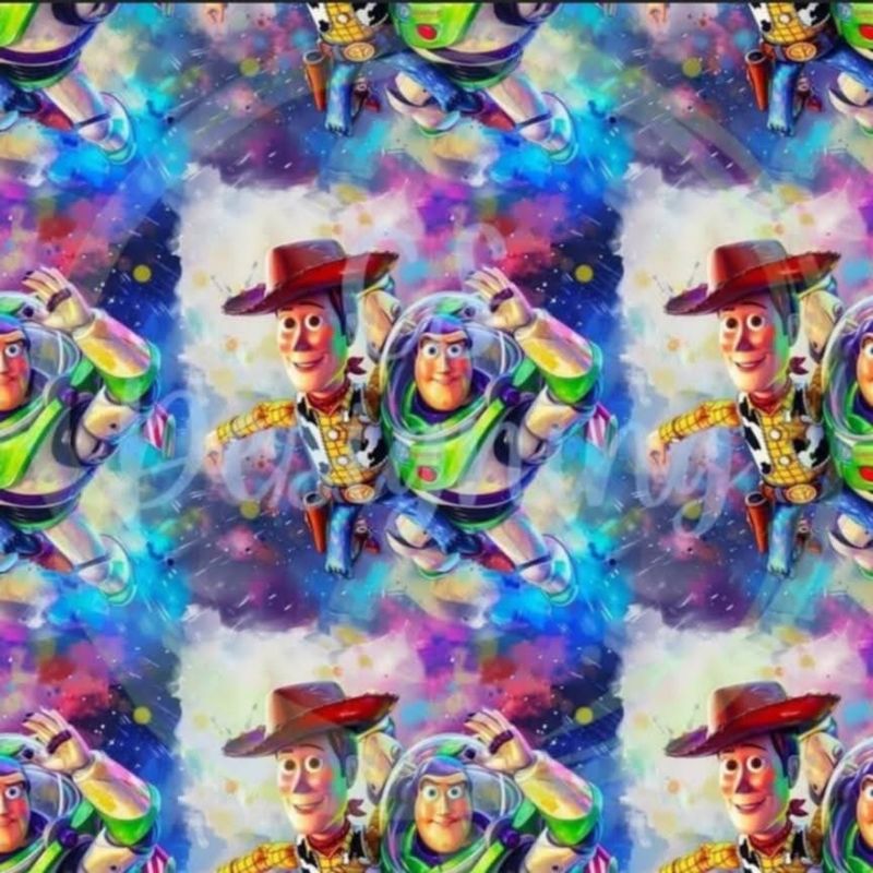 Sommersweat Toy Story 80cm x 180cm breit 