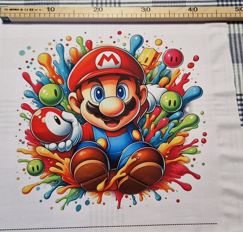 Sommersweat Mario Panele 42x42cm breit Sommersweat Mario Panele 42x42cm breit
